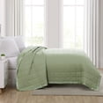 thumbnail image 4 of Beatrice Home Fashions, Down Alt Blanket with Satin Trim, Full/Queen, Sage, 4 of 6