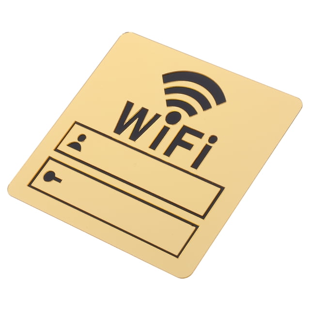 unbranded Pegatina Para Pared Con Señal WiFi Para En Y Negocios