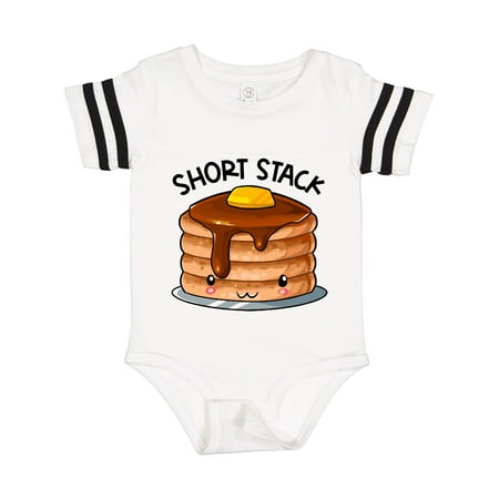 

Inktastic Short Stack Cute Pancake Breakfast Gift Baby Boy or Baby Girl Bodysuit