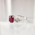 thumbnail image 4 of Hexagon Ruby Ring, 925 Sterling Silver, Marquise CZ Ring, Women Ring, Hydro Ruby Ring, July Birthstone, Christmas, Thanksgiving, Tiny Dainty Ring, Handmade, Statement Jewelry, Anniversary, 4 of 8