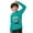 Z1-Light Blue-mkosplrt kids summer tops, variant on Back to School UV Protection Kids UPF50+ Long Sleeve Hoodie with Thumbholes Cute Print Summer Sun Shirts Lightweight Tops 5-15Y Yellow 9-10 Years