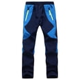 thumbnail image 2 of TAIAOJING Windproof Girls Breathable With Rain Warm Trousers Boys Trousers Outdoor Trousers Children's Hiking Trousers Ski Boys Pants Fall Clothes 7-8 Years, 2 of 6