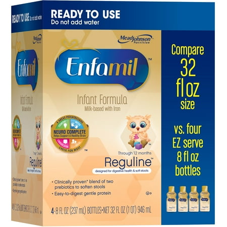 Enfamil Reguline Rtf 4 - 8oz Bottles (4p