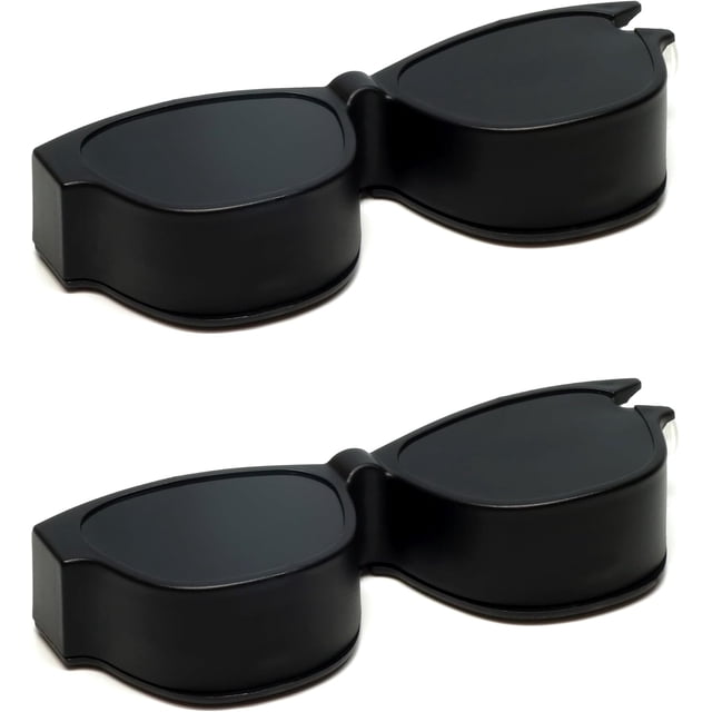 Calabria Kool Klean 2 Pack Eyeglasses Lens Cleaner Kit Black 15 ml Cleaning Spray, White Cleaning Cloth Eyewear Cleaning Kit