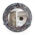 thumbnail image 2 of 12" Rustic Black Grey Porthole Window | Vintage Ship Decor Mirror | Pirate Gift | Nagina International, 2 of 4
