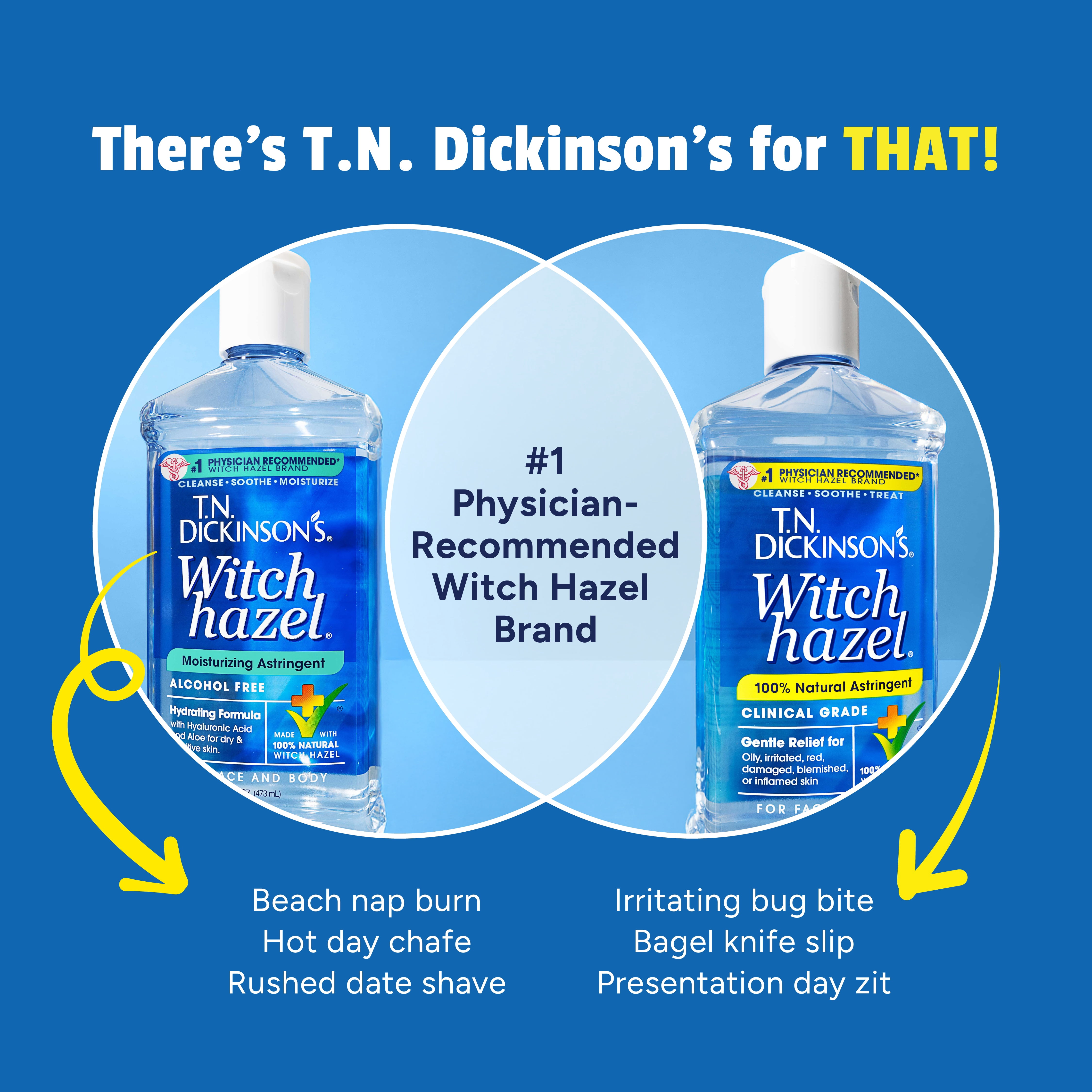 T.N. Dickinson's Witch Hazel Moisturizing Astringent, Alcohol-Free, 16 fl oz