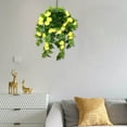 thumbnail image 6 of Weloille Fake Hanging Flowers, Artificial Morning Glory Hanging Plants Faux Spring Flowers for Outdoor Front Door Patio Garden Balcony Home Decoration, 6 of 8