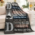 thumbnail image 2 of Dad Gifts Blanket, Dad Birthday Gifts, Gifts for Dad from Daughter Son, Gifts for Dad Who Wants Nothing, Father s Day Gifts for Dad Throw Blankets 50x60, 2 of 6