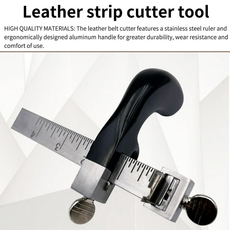 Leather Strip Cutter Tool Draw Gauge Leather Craft Cutting Knife Tools L5L0  