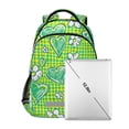 thumbnail image 6 of ALAZA Floral Heart Checkered Grid Backpack Elementary School Bag Bookbag Travel Rucksack, 6 of 7