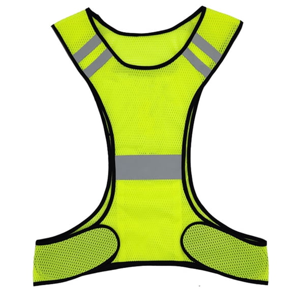 High Visibility Running Vest Reflective Safety Vest Breathable Sports Waistcoat Lightweight for Night Running Cycling Walking Outdoor Use