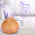 thumbnail image 2 of Humidificador de aire con vapor frío y difusor de aceites esenciales, color madera, 2 of 8