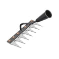 thumbnail image 3 of LOVIVER Garden Hoe Multifunctional Manual Agricultural Tool for Farming Digging Yard 7 Tooth Rake, 3 of 8