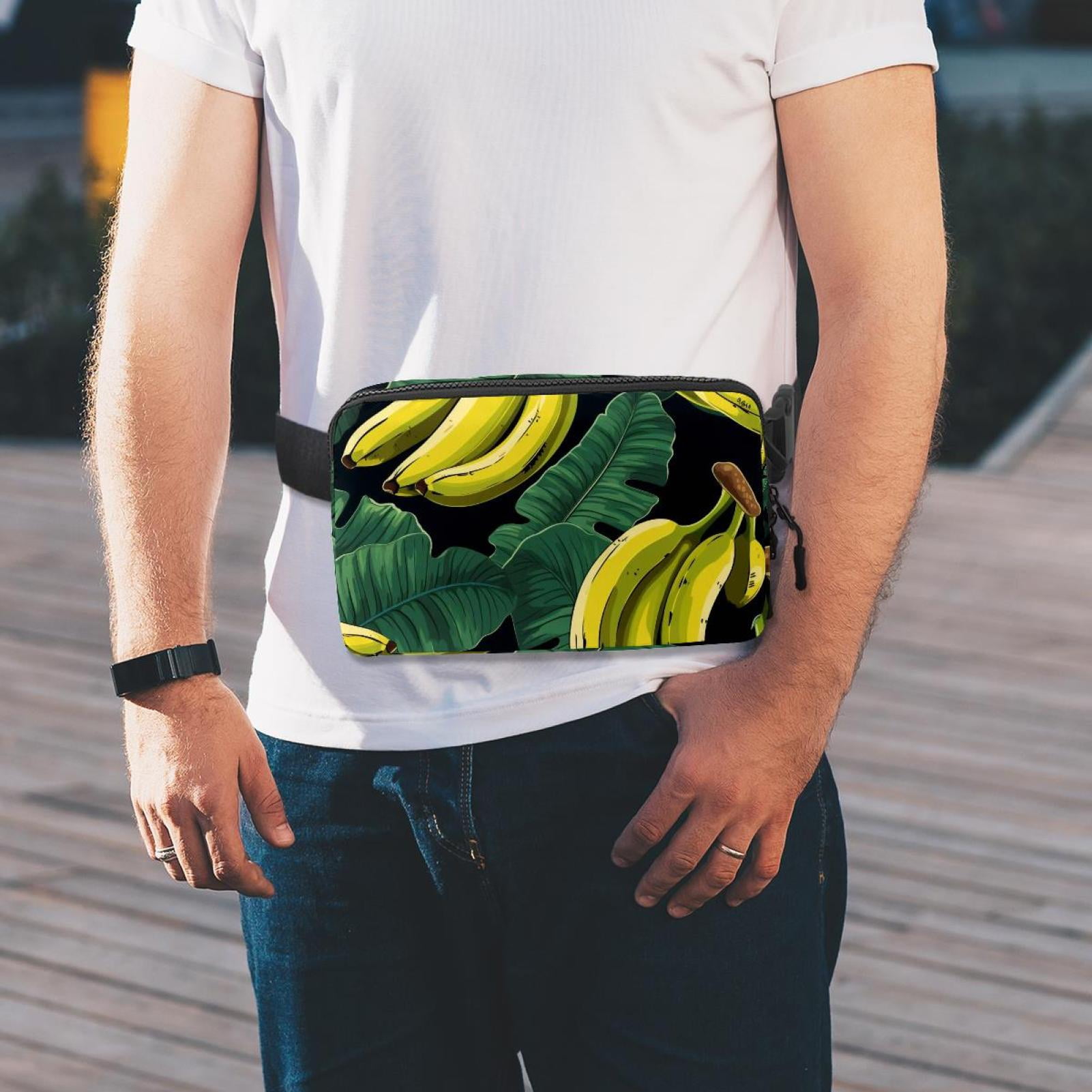Sloth Lightweight Adjustable Sling Bag Waist Pack with Extension Strap Unisex - Ideal for Travel and Outdoor Activities