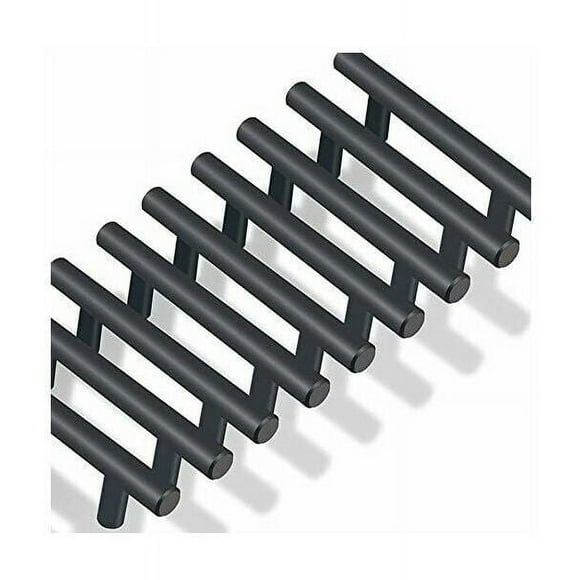 Cabinet Pulls, Modern Style Matte Black Stainless Steel, Hole Center for Easy Install on Furniture