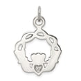 thumbnail image 4 of FB Jewels Sterling Silver Antiqued Claddagh Pendant, 4 of 4