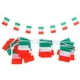 thumbnail image 1 of Banderín de banderas de Italia, 825 x 5,5 pulgadas, pequeño, con banderas de países y del mundo, ideal para inauguraciones, festivales, celebraciones deportivas y decoraciones., 1 of 5