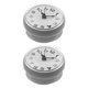 thumbnail image 1 of Reloj impermeable para baño perfecl 2x 3 pulgadas con ventosa, 1 of 8