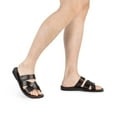 thumbnail image 2 of Philip - Leather Woven Strap Sandal - Mens Sandals, 2 of 5