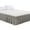 Gray, variant on KIHOUT Promotion Bed Skirt Wrap Around Elastic Ruffles with Elastic Belt Bed Linings
