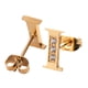 thumbnail image 3 of Juego Joyería Mujer, Collar Aretes Inicial Letras LuckyLy, Acero Inoxidable Baño de Oro 18k dorado UNITALLA, 3 of 6