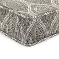 thumbnail image 2 of Jordan Manufacturing 22.5" x 22.5" Andorra Umber Brown Damask Square Outdoor Deep Seat Cushion with Ties and Welt, 2 of 9