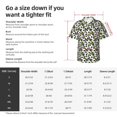 thumbnail image 5 of Pofeuu Soccer and Football Print Hawaiian Shirt for Men Sleeves Casual Button Down Summer Beach Dress Shirts T-Shirts,Large, 5 of 7