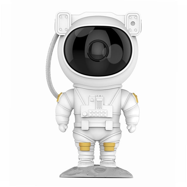 Ligereza ajustable Astronauta Proyector Lámpara Control remoto Creative Star Sky Multicolor Multi-ángulo Luz nocturna para el hogar Niños Adultos Niño Sunnimix Lámpara de proyección de astronauta