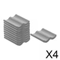 thumbnail image 1 of Mini Ladrillos Tejas Para Techo Baoblaze 10 Piezas Negras, 1 of 8