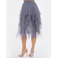 thumbnail image 2 of Falda tul picos color Gris AMAD Casual para mujer talla XL, 2 of 5