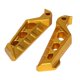 thumbnail image 1 of Estriberas para motocicleta Estriberas traseras para motocicleta Estriberas utilizadas para AEROX155, doradas, 1 of 5
