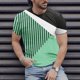 thumbnail image 4 of Camisetas de Verano Casuales Impresas Cuello Redondo Manga Corta, Camiseta Ligera de Algodón de Imitación para el Hogar, Diario Y el Uso de las Cuatro Estaciones, 4 of 6