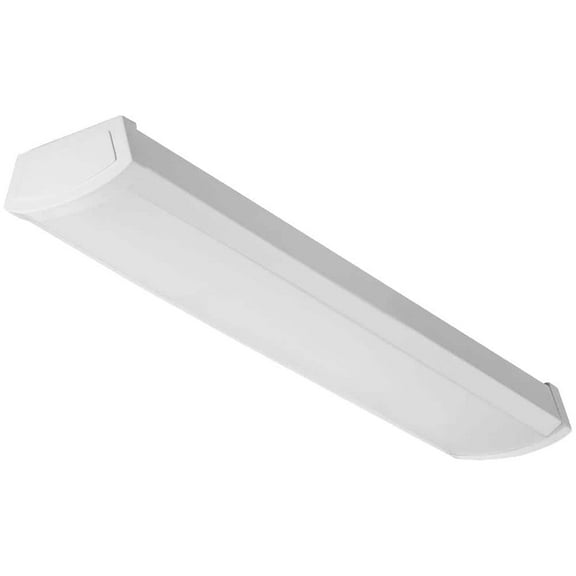 40-Watt 4 ft. White Integrated LED Flush Mount Light