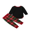 thumbnail image 3 of Tenue d'Intérieur Imprimé Dinosaure Col Parent-Enfant Manches Longues Costume Robe Parents et Enfants, 3 of 6