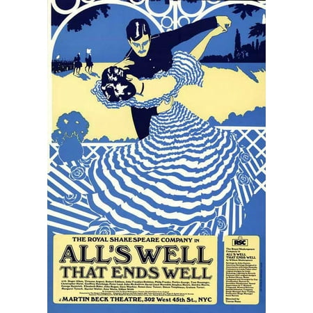 UPC: 0671863398100 | Alls Well That Ends Well (Broadway) – movie POSTER (Style A) (27  x 40 )
