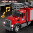 thumbnail image 3 of Juguete para camión de bomberos NIPLOOOW para niños, alimentado por fricción, con luces y sonidos, 3 of 7