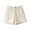 Beige, variant on ZUKMRJPC Dressy Elastic High Waisted Shorts Baggy Office Work Short Loose Fit Wide Leg Shorts Zipper Front Shorts with Pocket