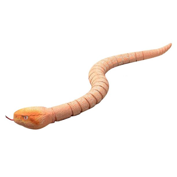 Juguete de serpiente de cascabel con control remoto para bromas de Halloween: regalo creativo y duradero con cargador USB