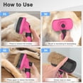 thumbnail image 7 of Self Cleaning Shedding Brush - Skin Friendly Grooming Tool for Dogs, Cats, and Puppies, Deshedding and Hair Removal for Long and Short Haired Pets, 7 of 7