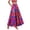 Sky Blue, variant on dazeni Summer Maxi Skirts for Women Fashion Boho Long Skirt Trendy Floral High Waist A Line Beach Skirt Vacation Outfit with Pockets
