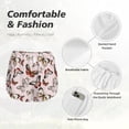 thumbnail image 4 of Goofa Vintage flowers Printed Women 2 in 1 Running Shorts,Quick Dry Athletic Workout Shorts,High Waisted Athletic Shorts with Liner Pockets-XX-Large, 4 of 7