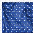 thumbnail image 4 of Soimoi Blue Poly Georgette Fabric Heart & Love Text Decor Fabric Printed Yard 42 Inch Wide, 4 of 5