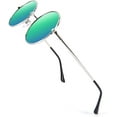 thumbnail image 1 of FEISEDY  Retro Round Polarized Sunglasses Women Men Spring Hinge Metal Frame B2528, 1 of 13