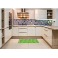 thumbnail image 6 of Ahgly Company Machine Washable Indoor Rectangle Transitional Bright Green Area Rugs, 6' x 9', 6 of 7