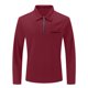 thumbnail image 3 of Blusa y camisa de manga larga con cuello vuelto para hombre, blusa informal de moda con cuello vuelto y manga larga, blusa transpirable, blusa para hombre, 3 of 6