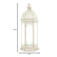 thumbnail image 4 of Zingz & Thingz Distressed Vintage Style Large Candle Lantern - 19.75" - White, 4 of 4