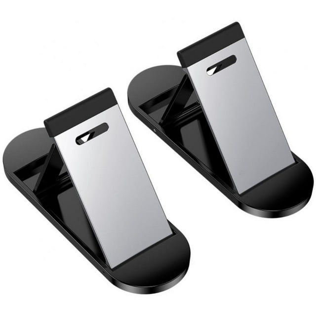 1 Pair Portable Laptop Stand Laptop Holder Shield Bracket Computer Stand Zinc Alloy Ventilated Cooling Stand Mount Compatible with Any Laptop
