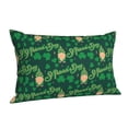 thumbnail image 2 of Kll St Patrick'S Day9 Pillow Covers Envelope Closure,Super Soft And Cozy Fuzzy Fleece Pillow Case Cover 14"X20", 2 of 8