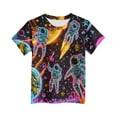 thumbnail image 4 of Delliss Kids Summer Short Sleeve Tees Toddler Crew Neck T-Shirts Boys Fashion Tops, 4 of 4