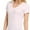 White, variant on Womens Classic Fit Short Sleeve V Neck T Shirt White, Small